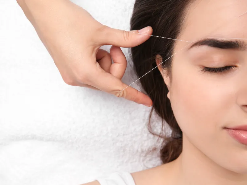 eyebrow threading vs waxing results