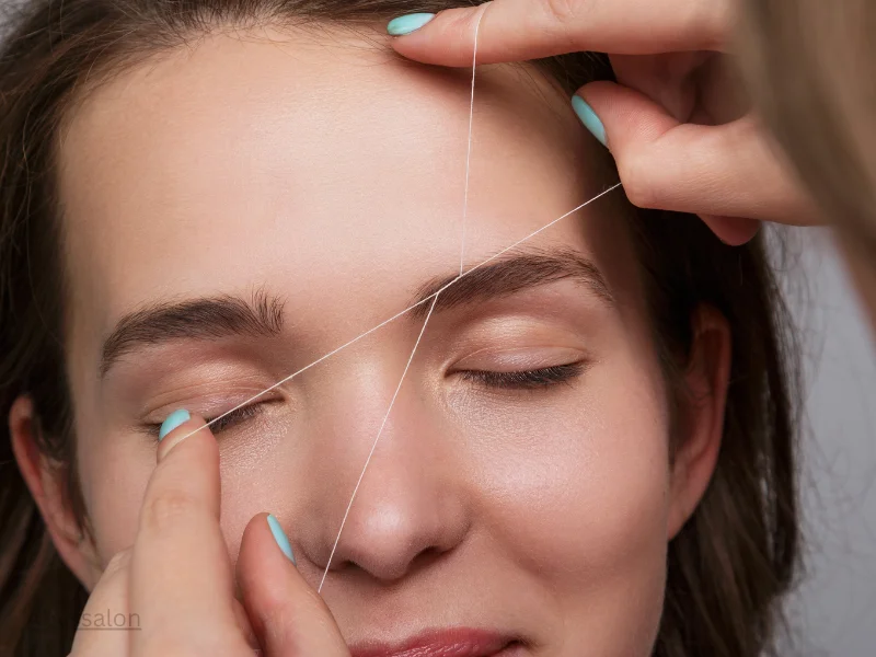 threading sensitive skin