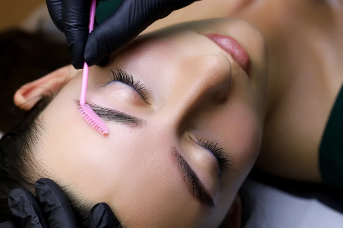 sensitive skin and eyebrow waxing